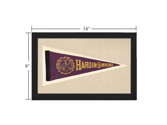 Vintage Hardin Simmons Pennant