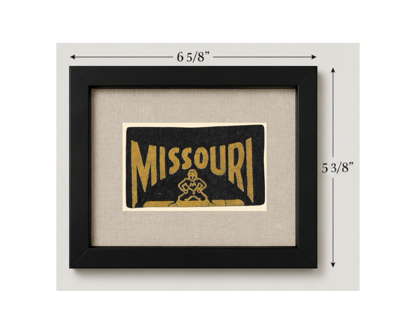 Vintage University of Missouri Felt Pennant