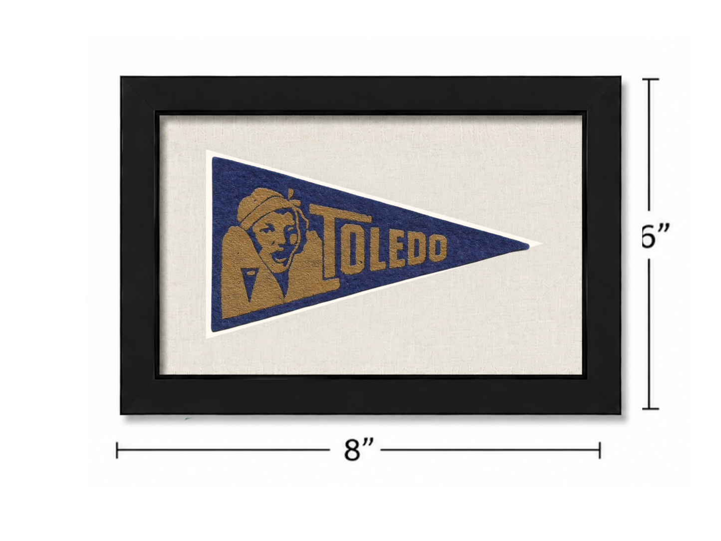 Vintage University of Toledo Pennant
