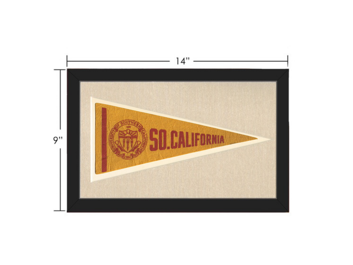 Vintage University of Southern California (USC) Pennant