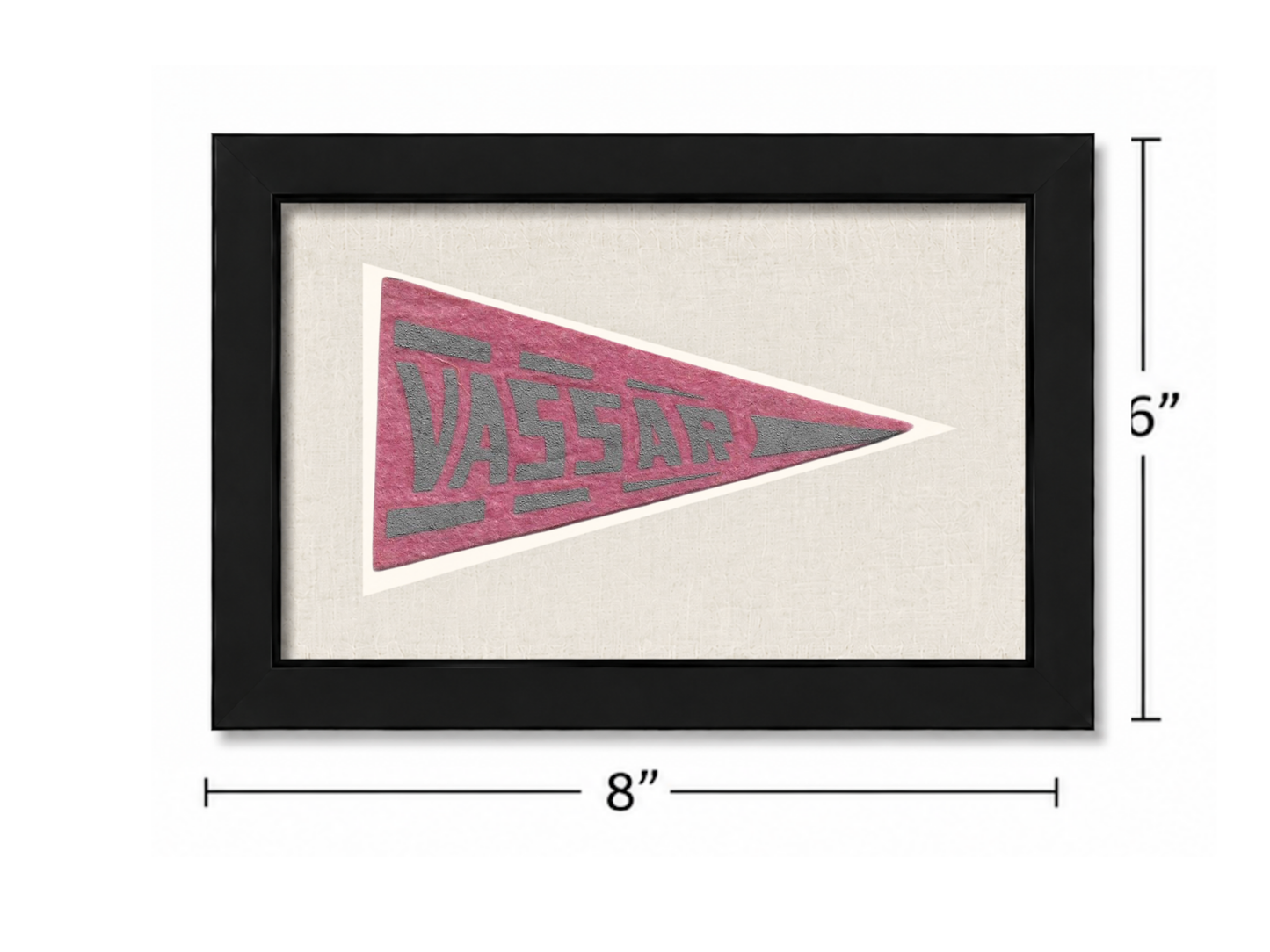 Vintage Vassar College Pennant