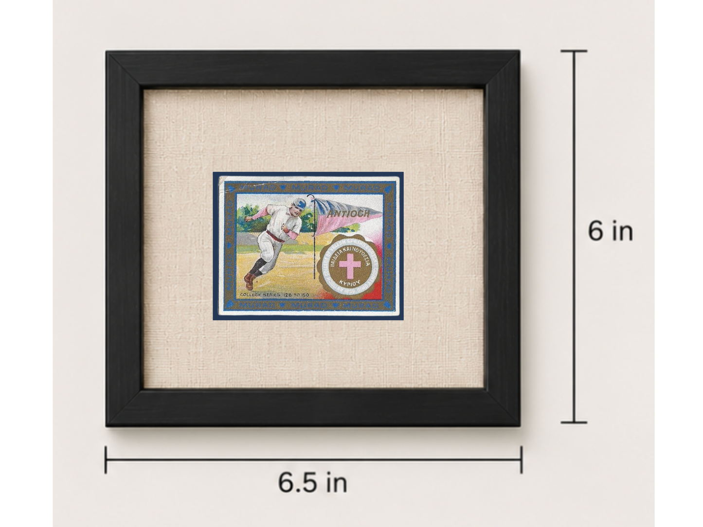 Vintage Antioch University Tobacco Card