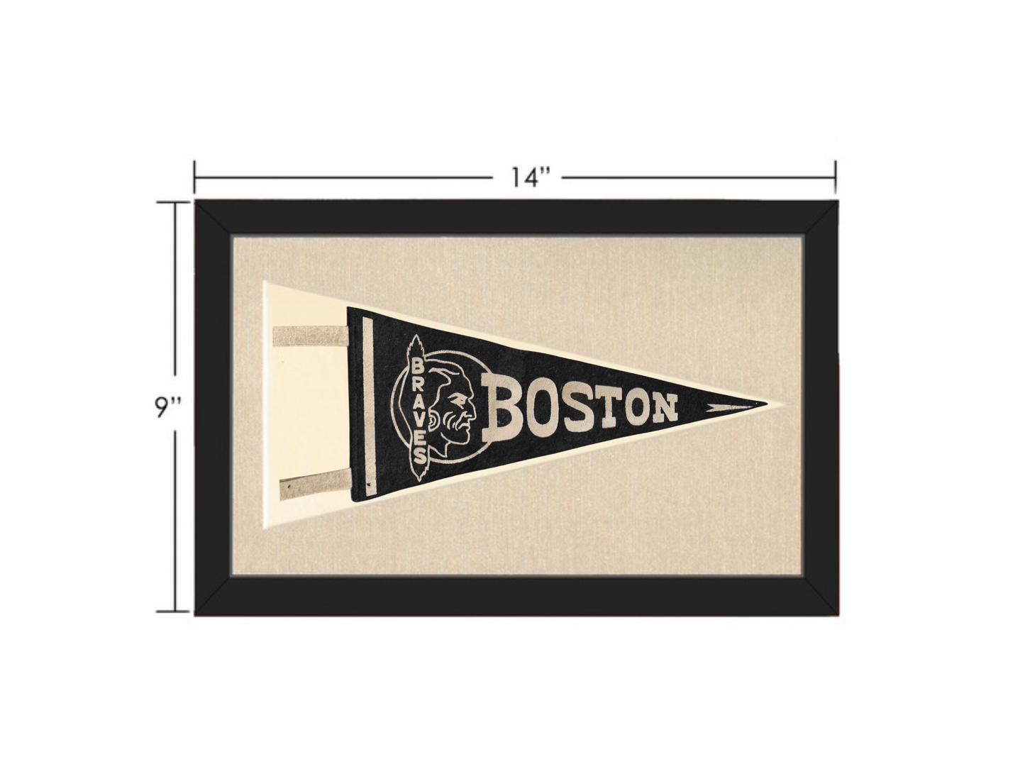 Vintage Boston Braves Pennant
