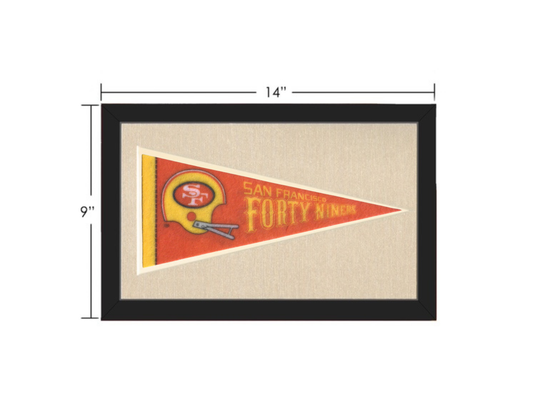 Vintage Forty Niners Pennant
