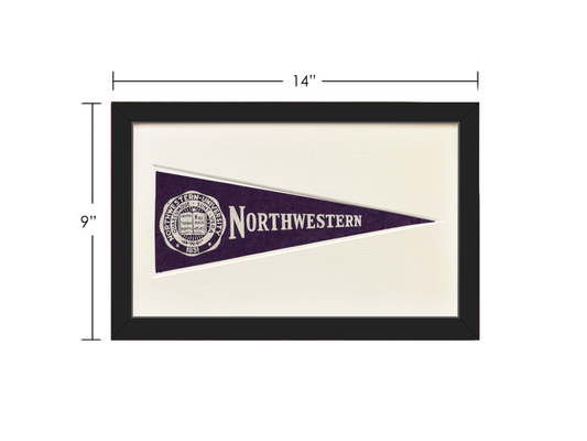 Vintage Northwestern University Hormel Pennant