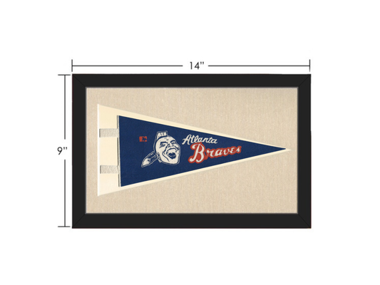 Vintage Atlanta Braves Pennant