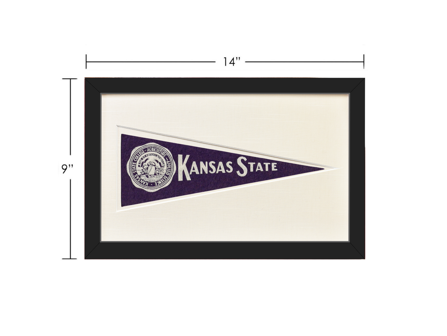 Vintage Kansas State Hormel Pennant