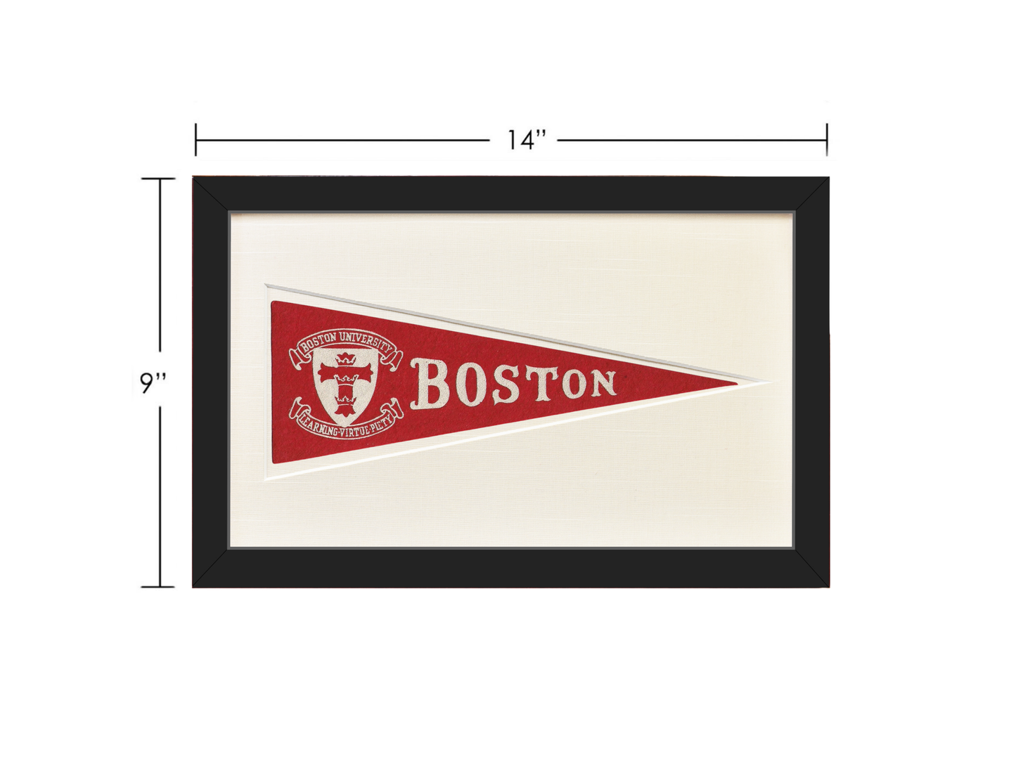 Vintage Boston University Hormel Pennant