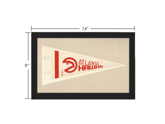 Vintage Atlanta Hawks Pennant