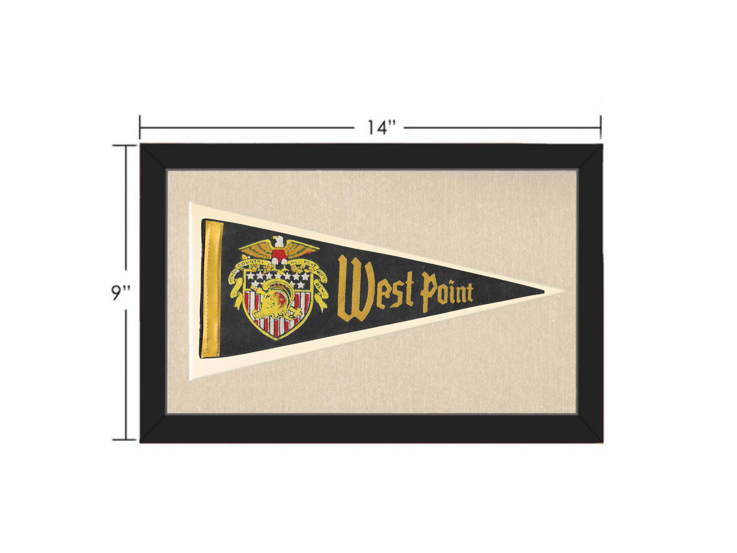 Vintage Westpoint Army Pennant