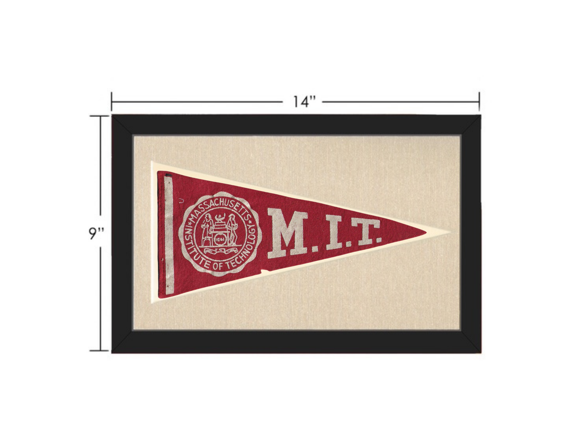 Vintage Massachusetts Institute of Technology Pennant