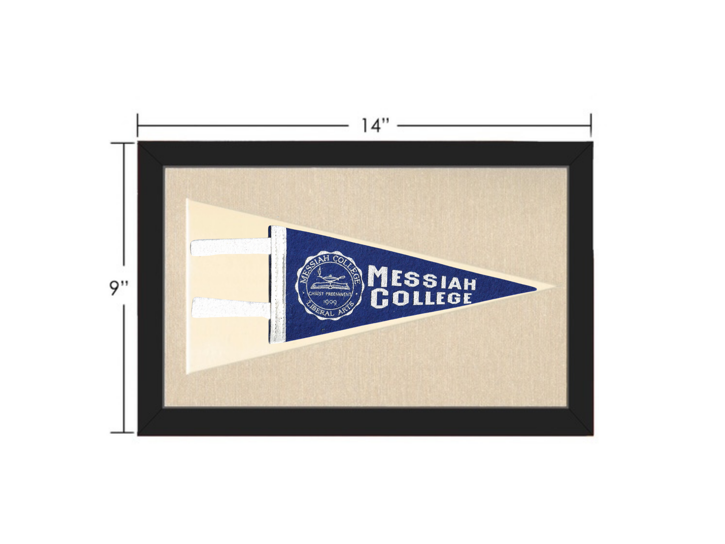 Vintage Messiah College Pennant