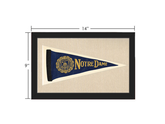 Vintage Notre Dame Pennant