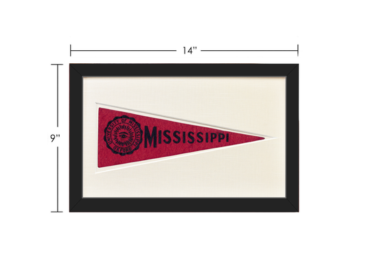 Vintage University of Mississippi Hormel Pennant