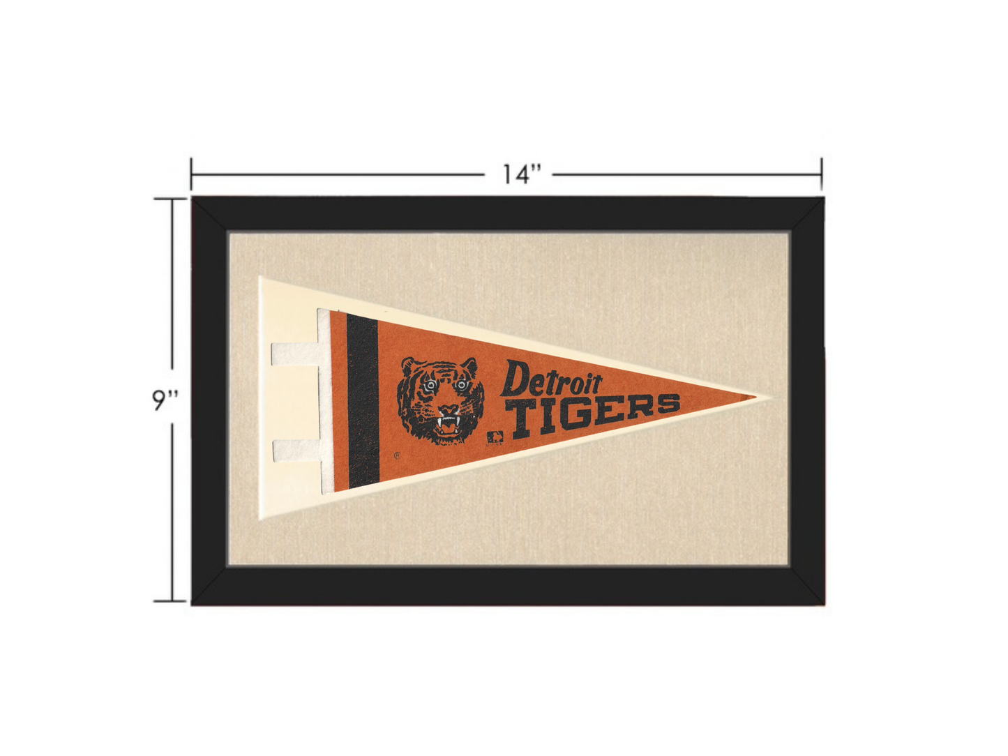 Vintage Detroit Tigers Pennant