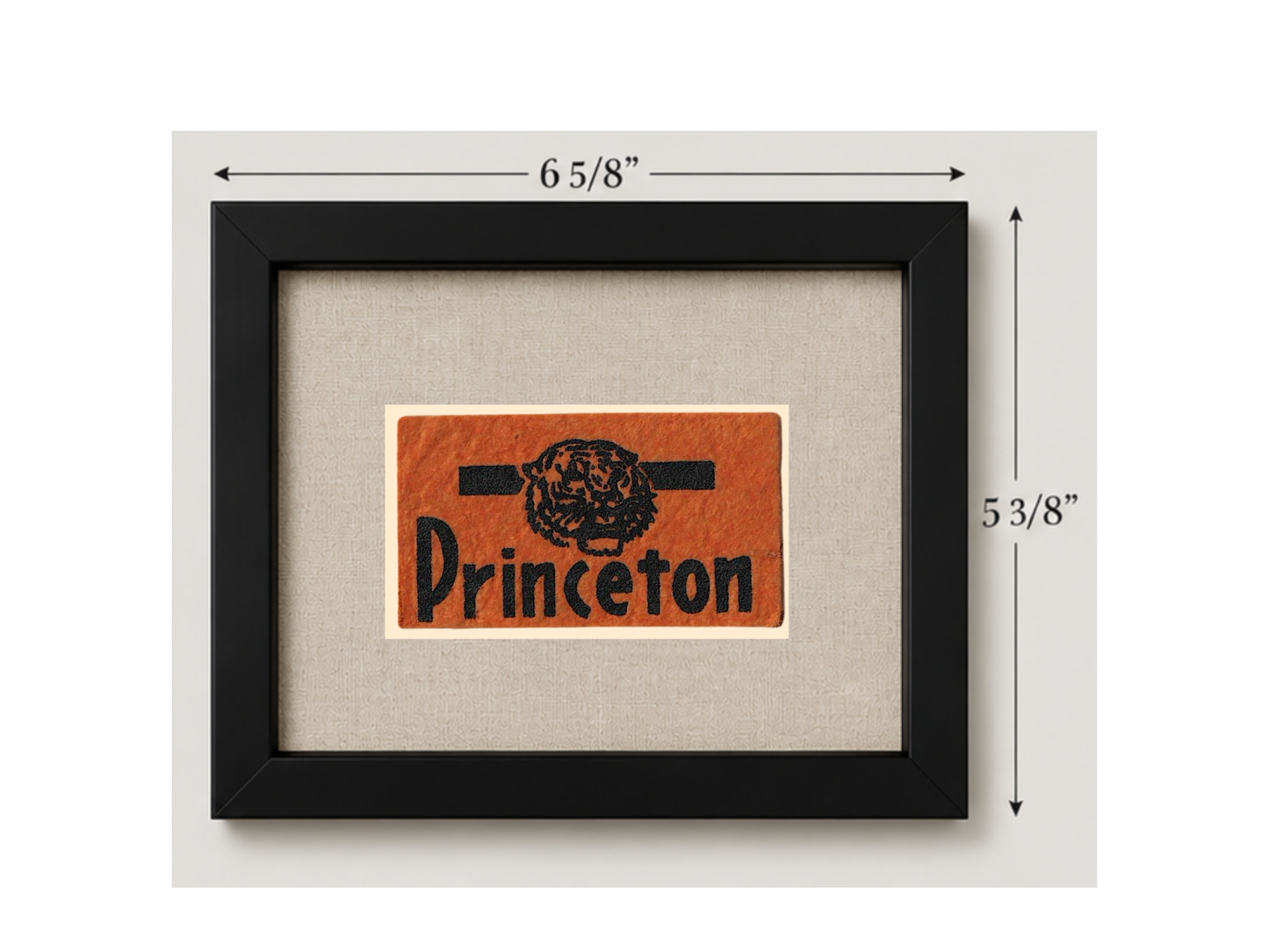 Vintage Princeton University Candy Felt Pennant
