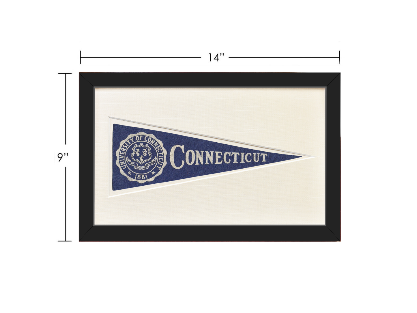 Vintage UConn Hormel Pennant