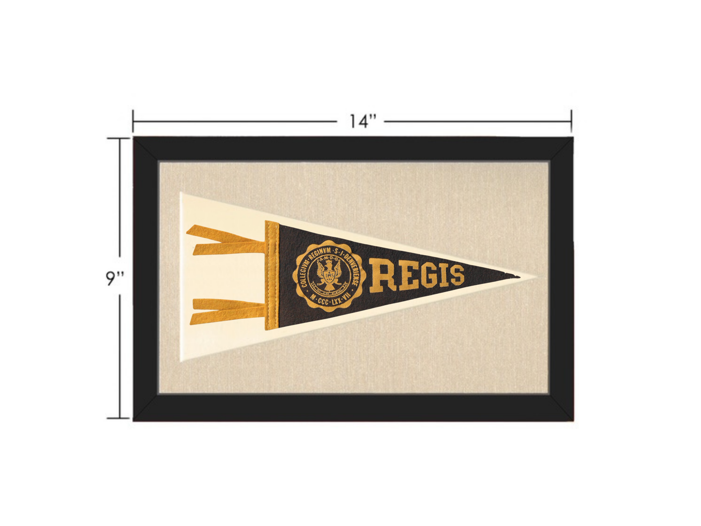 Vintage Regis College Pennant