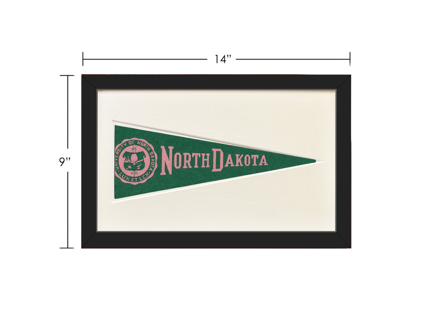 Vintage University of North Dakota Hormel Pennant