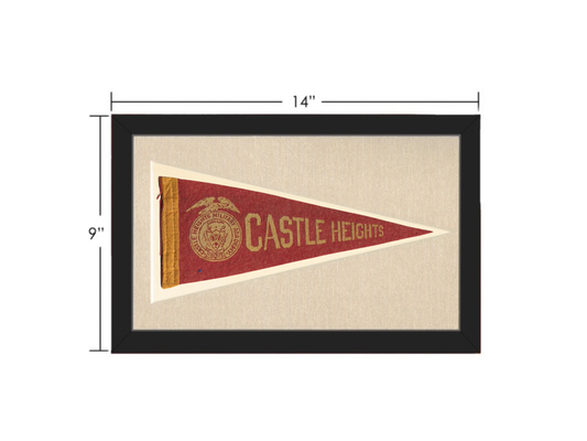 Vintage Castle Heights Pennant