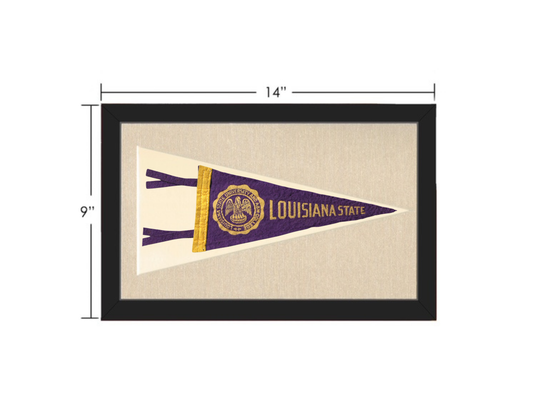 Vintage Louisiana State University (LSU) Pennant