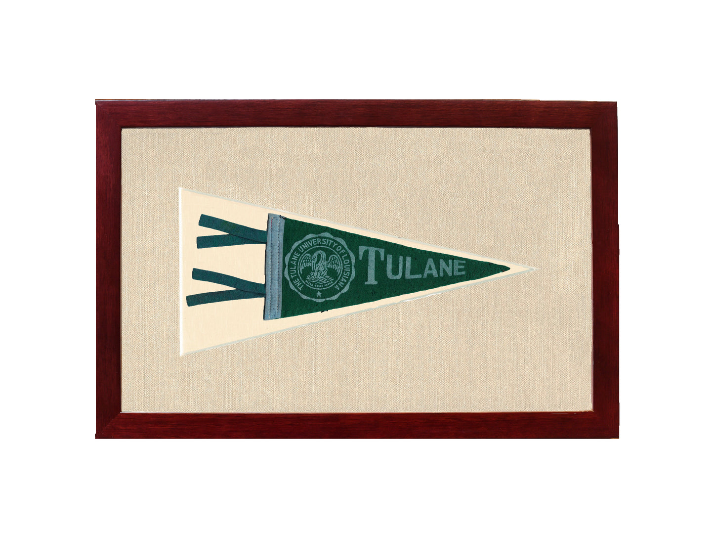 Vintage Tulane University pennant