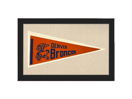 Vintage Denver Broncos Pennant