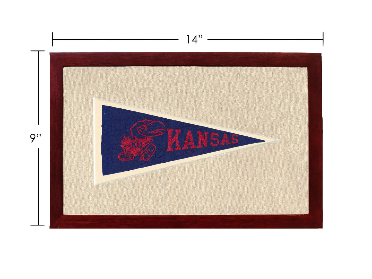 Vintage University of Kansas Pennant