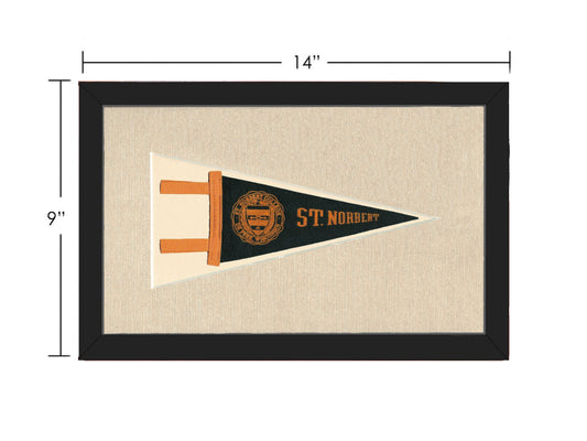 Vintage St Norbert College Pennant