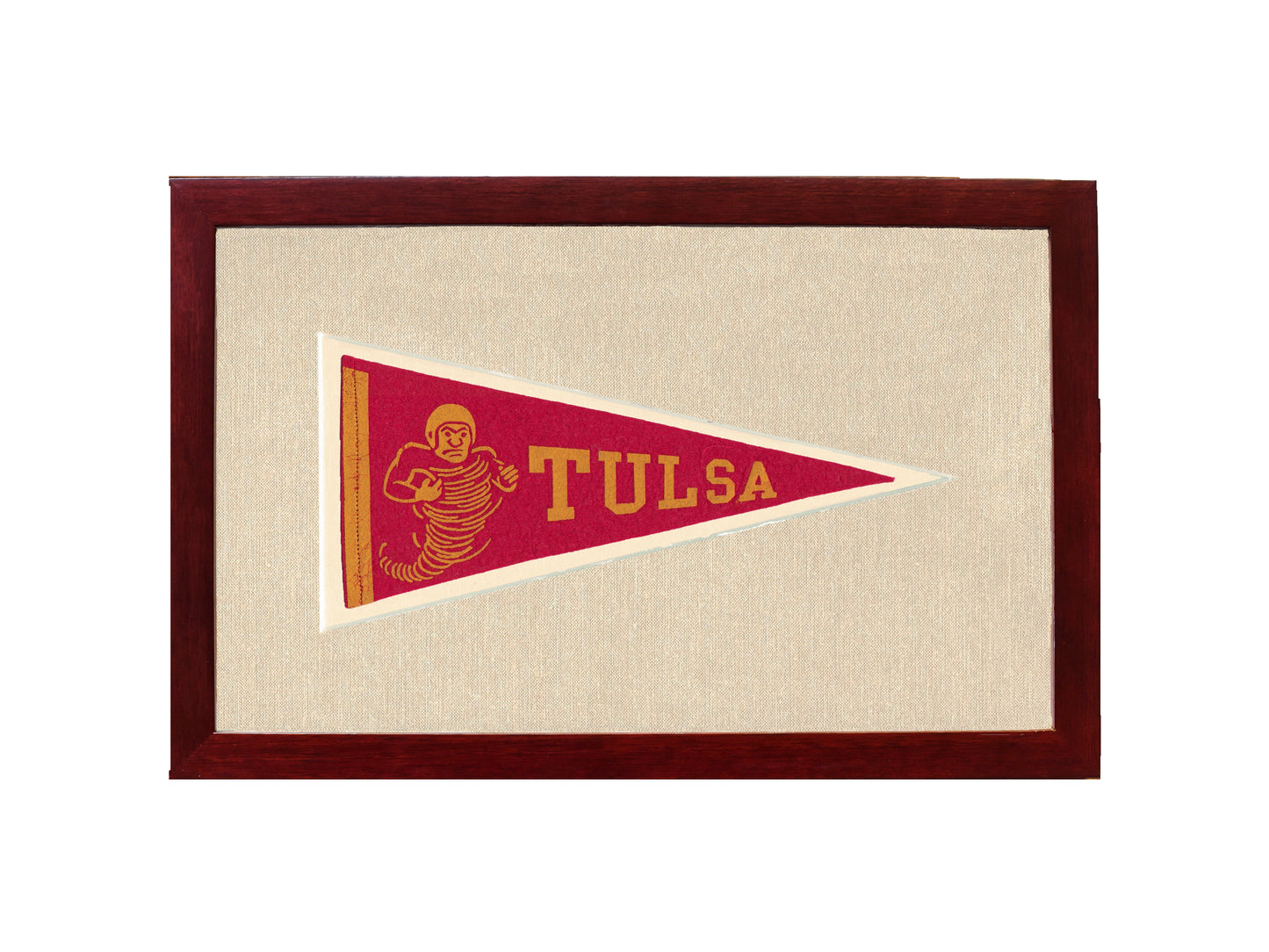 Vintage Tulsa University Pennant