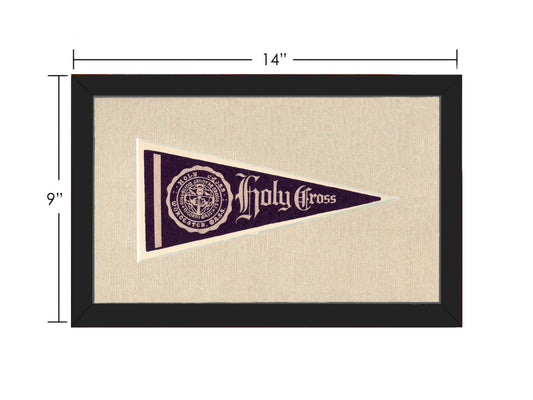Vintage Holy Cross Pennant