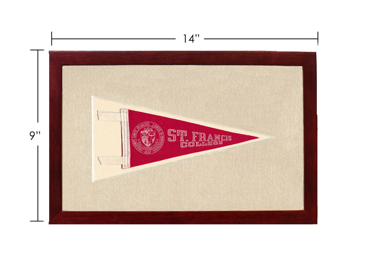 Vintage St Francis College Pennant