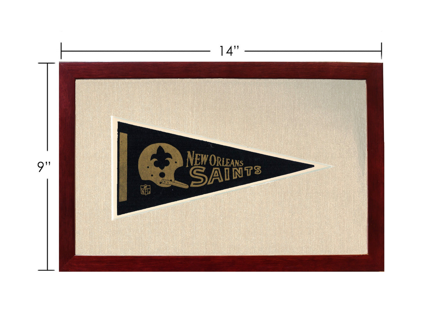 Vintage New Orleans Saints Pennant