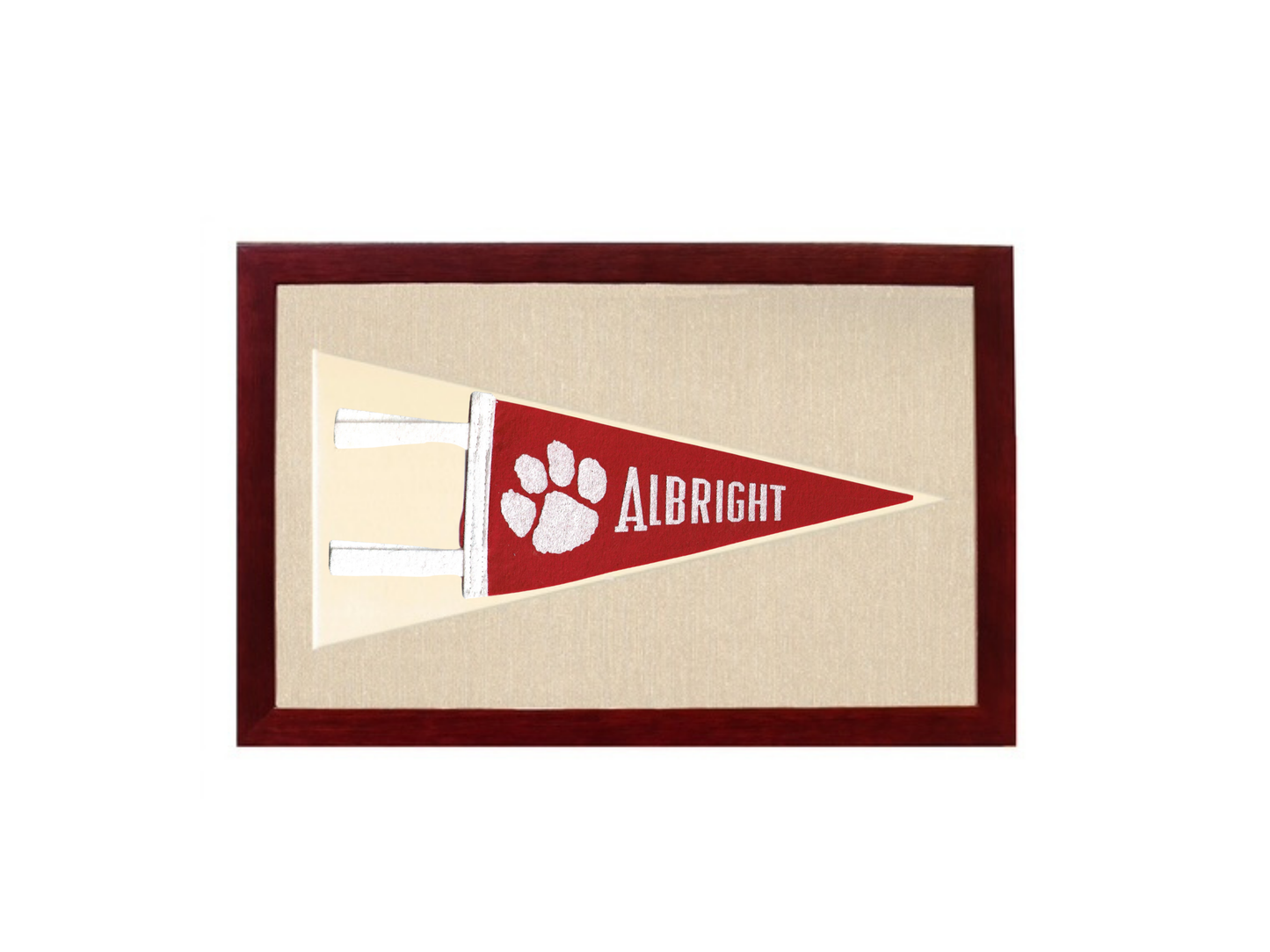 Vintage Albright University Pennant