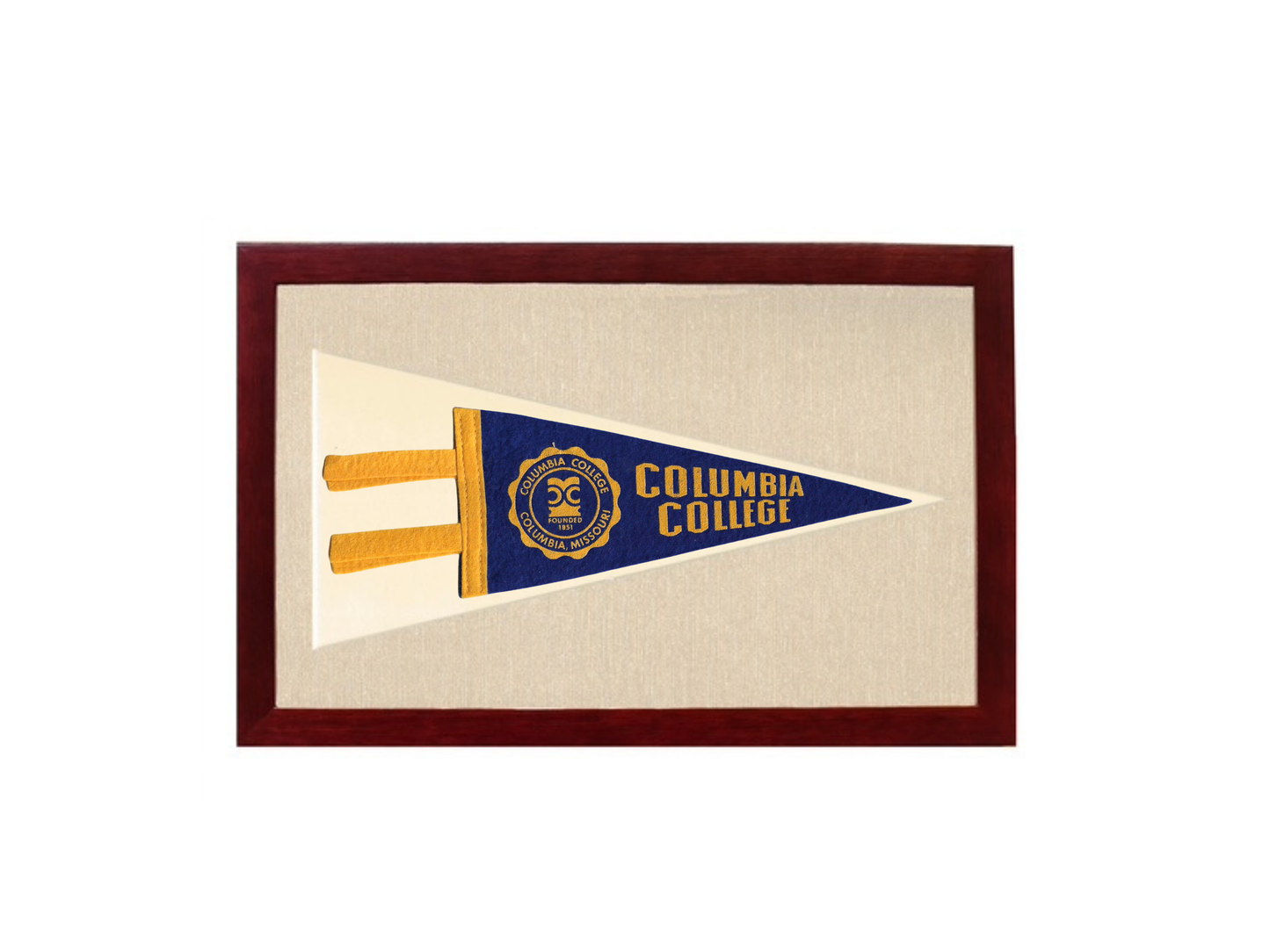 Vintage Columbia College Pennant