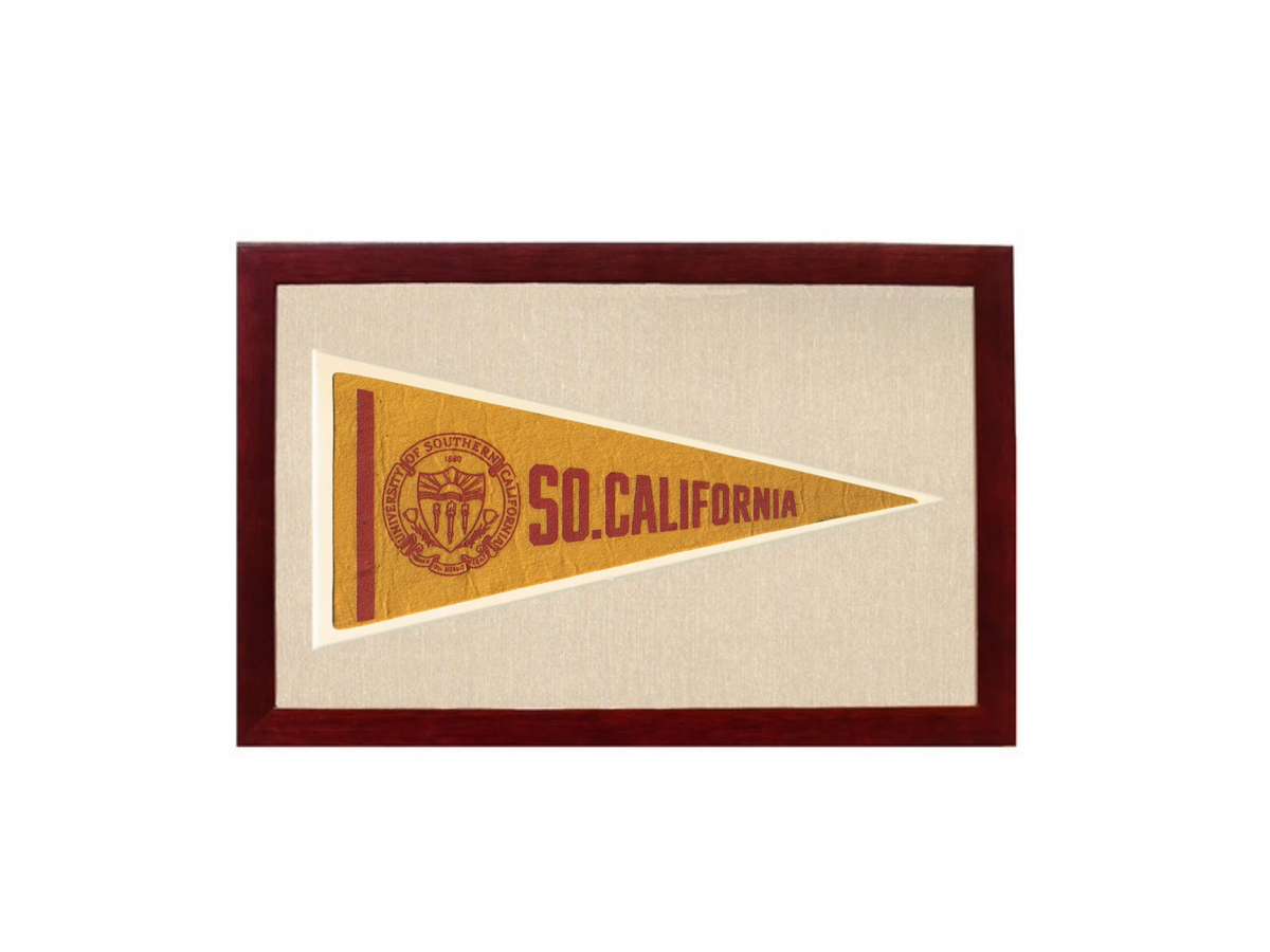 Vintage University of Southern California (USC) Pennant
