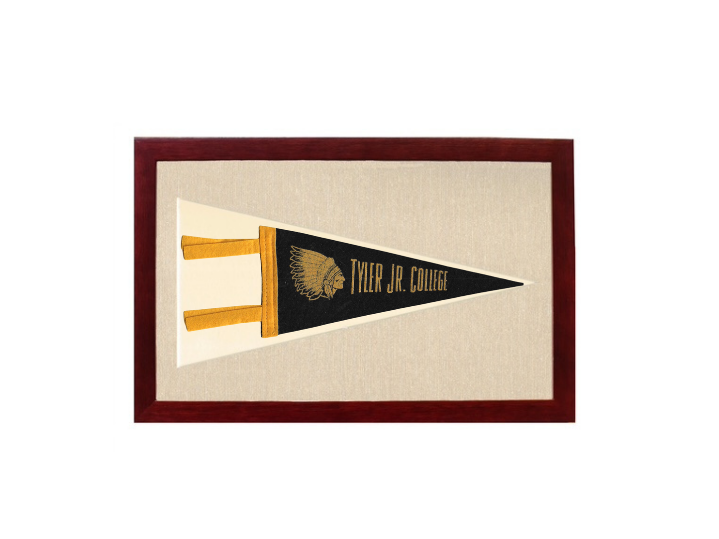 Vintage  Tyler Jr. College Pennant