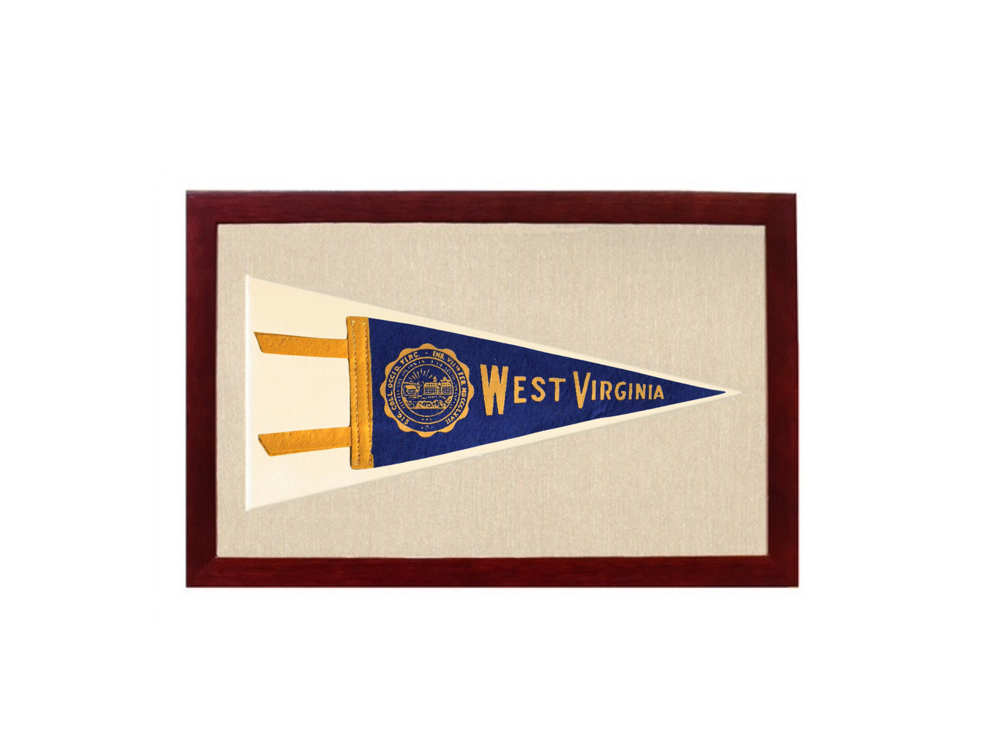 Vintage West Virginia Pennant