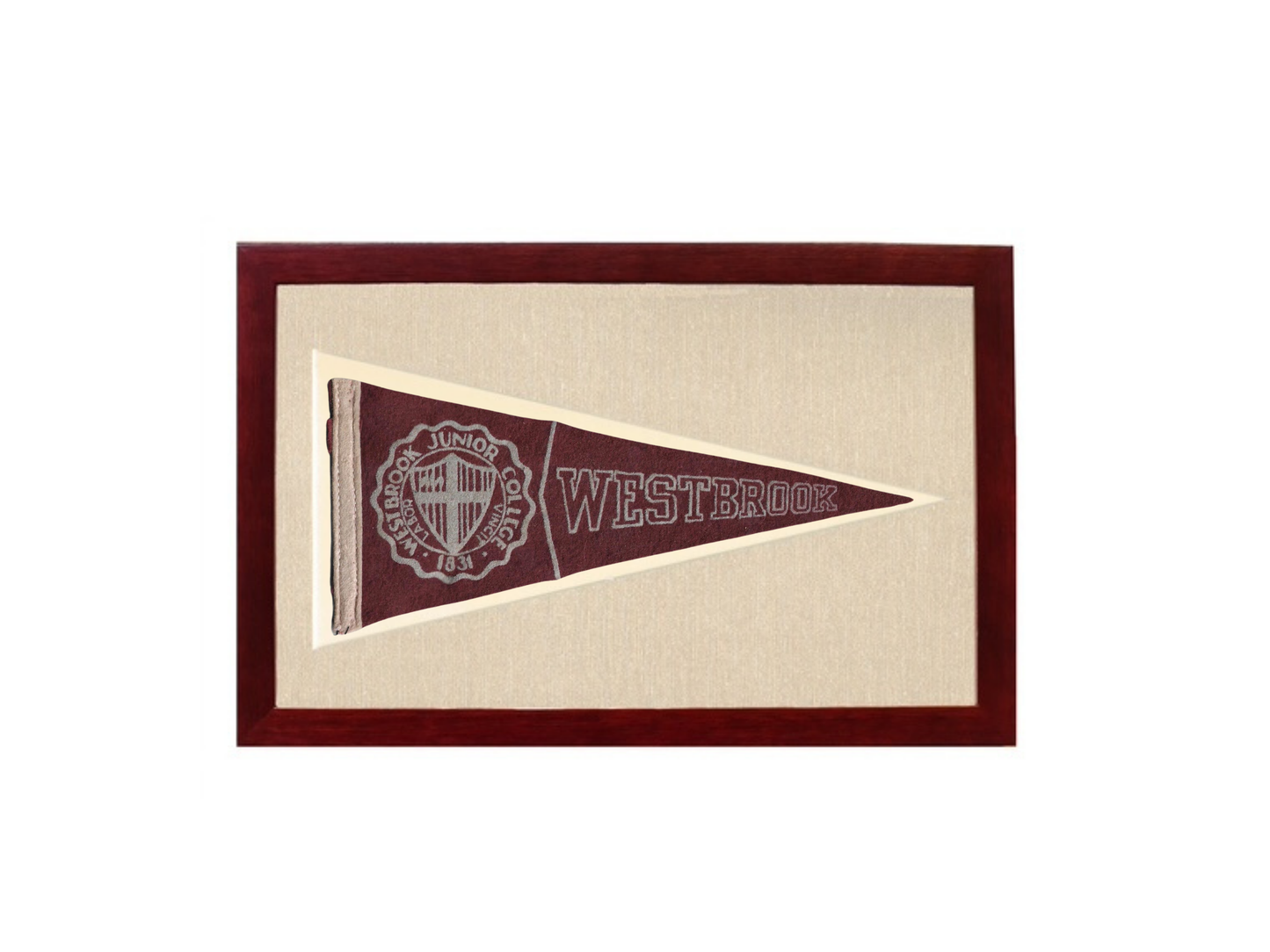 Vintage Westbrook Junior college Pennant