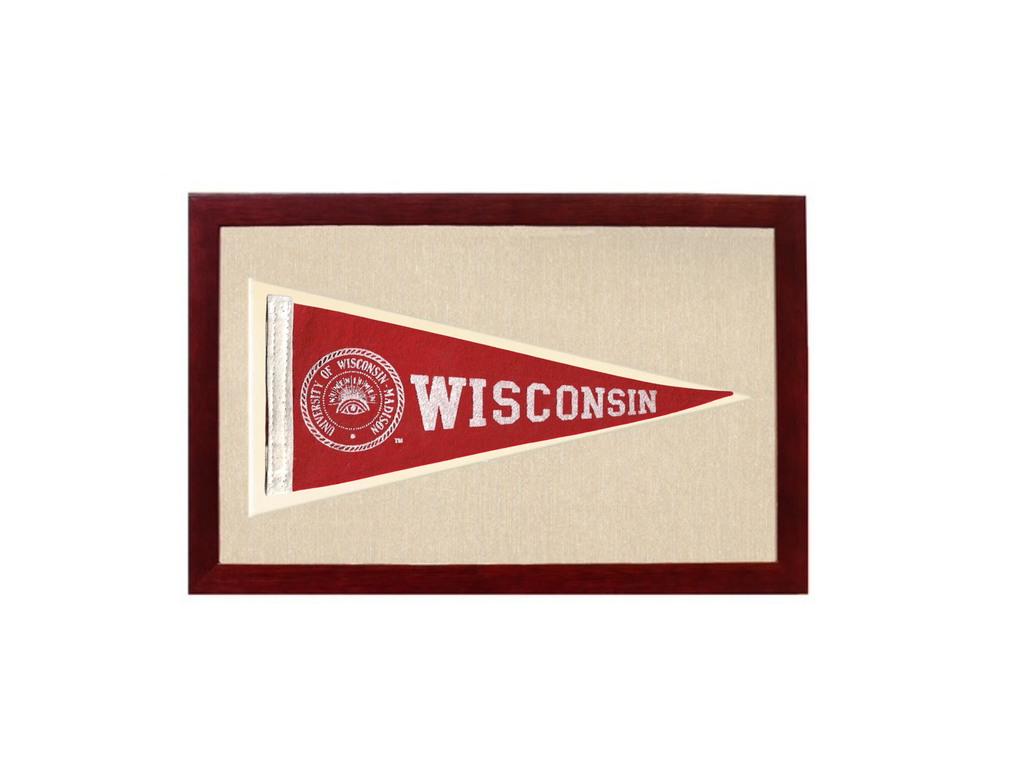 Vintage University of Wisconsin Pennant