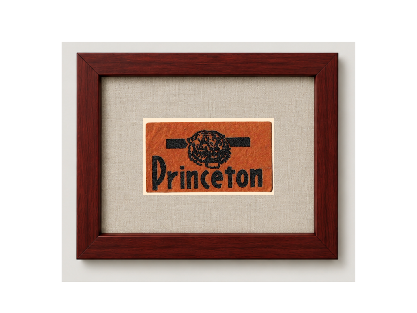 Vintage Princeton University Candy Felt Pennant