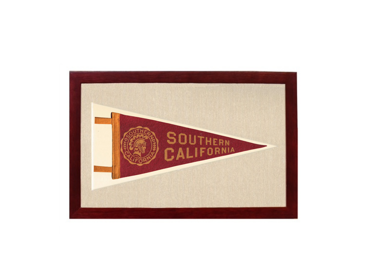 Vintage University of Southern California (USC) Pennant