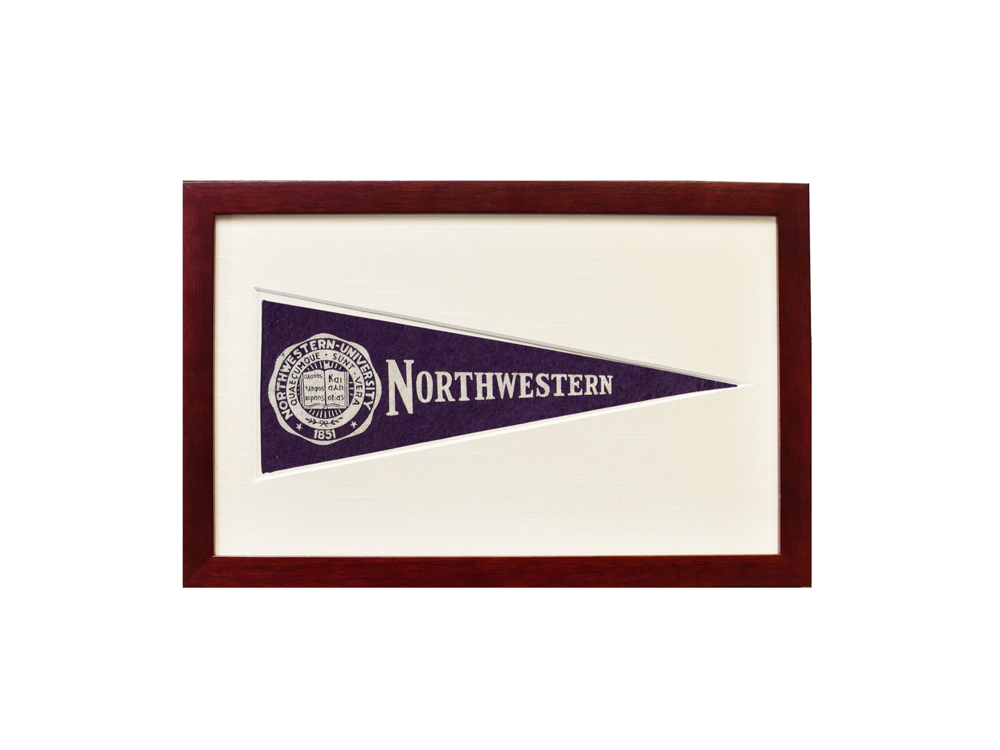 Vintage Northwestern University Hormel Pennant