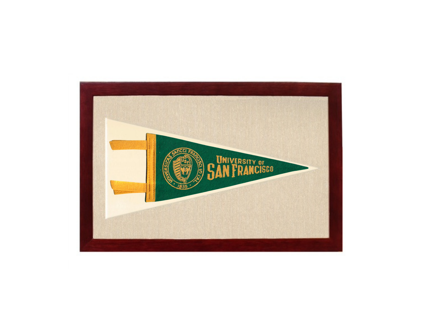 Vintage University of San Francisco Pennant