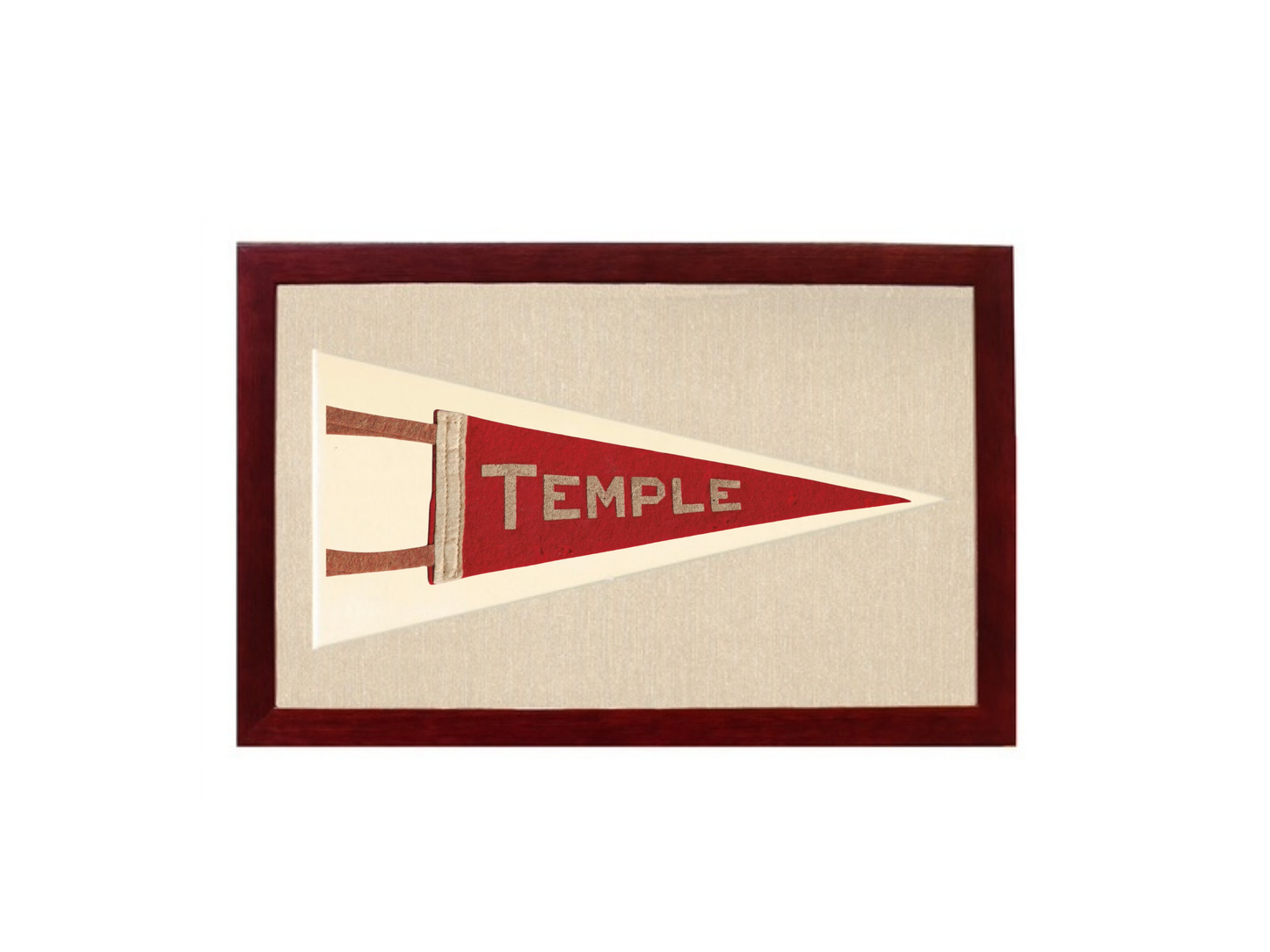 Vintage Temple University Pennant