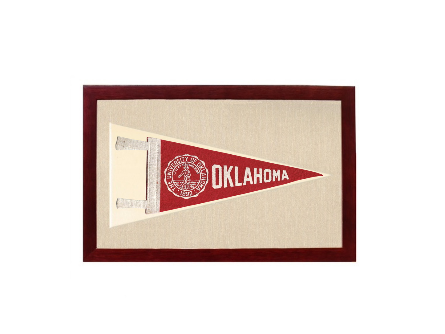 Vintage University of Oklahoma Pennant