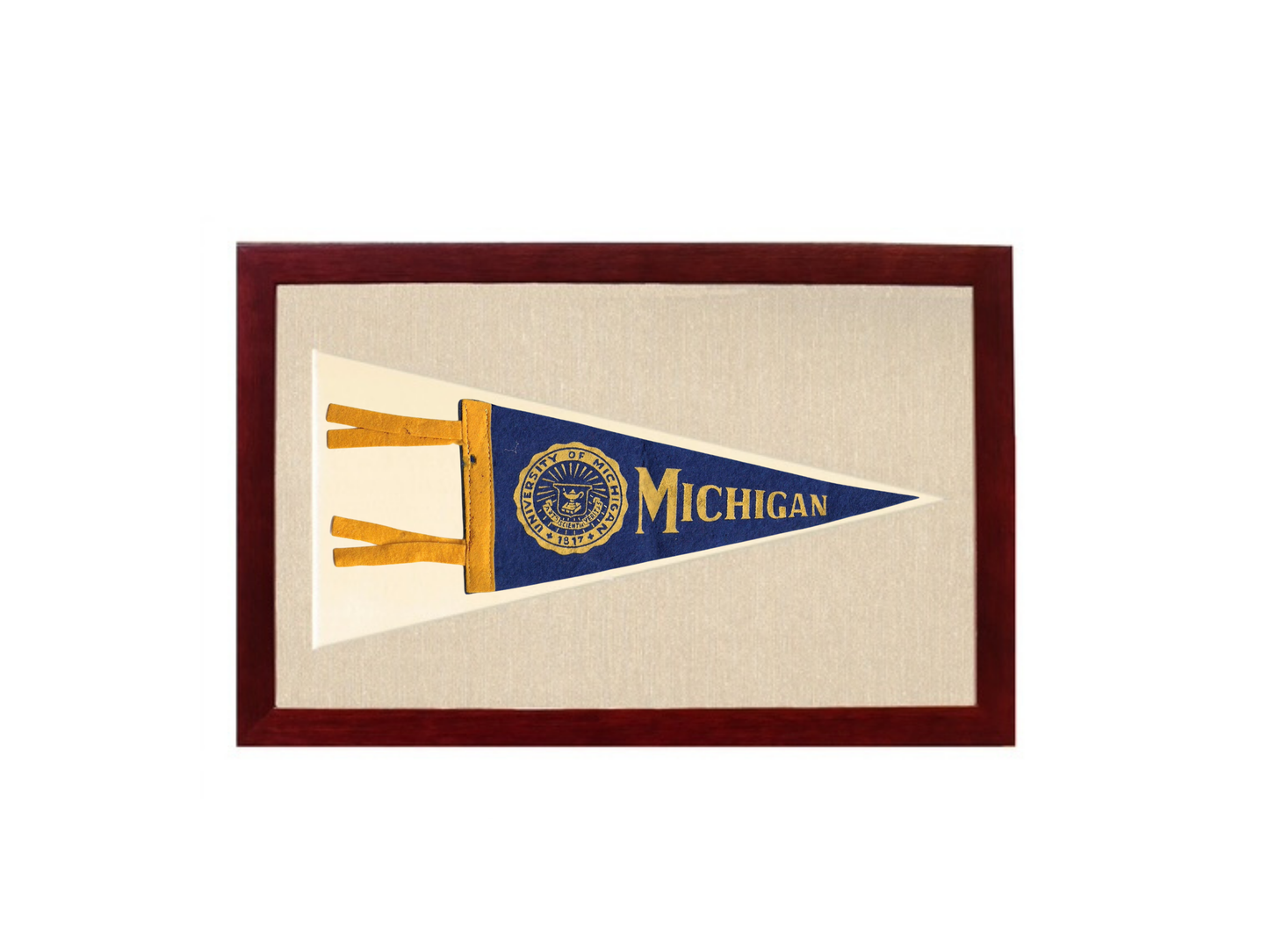 Vintage Michigan Pennant