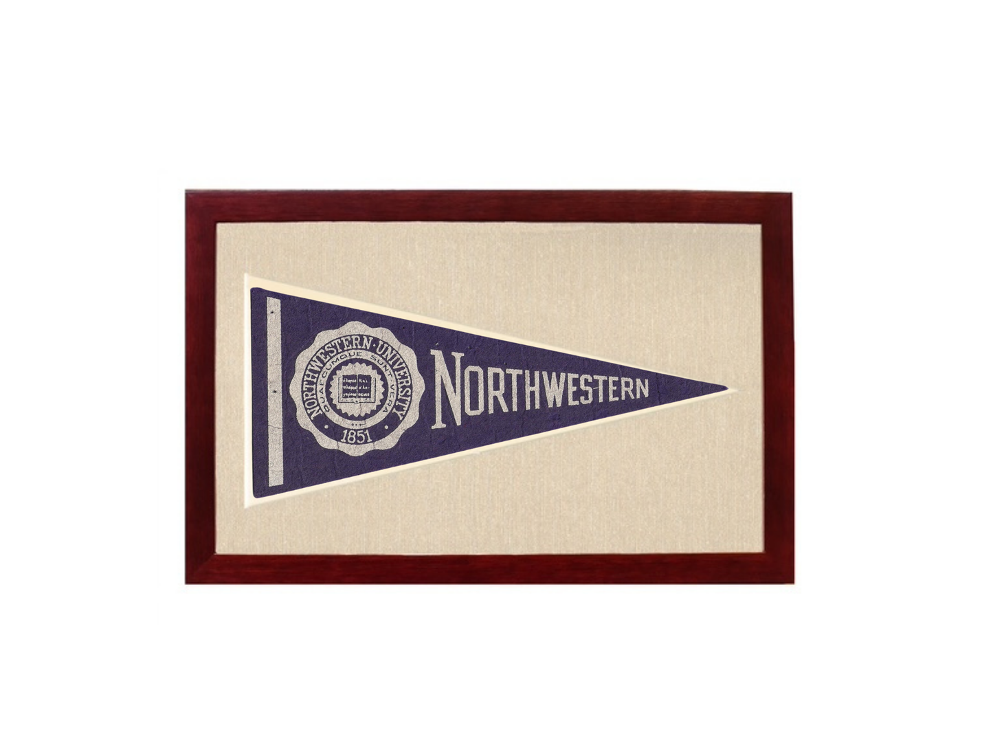 Vintage Northwestern University Pennant