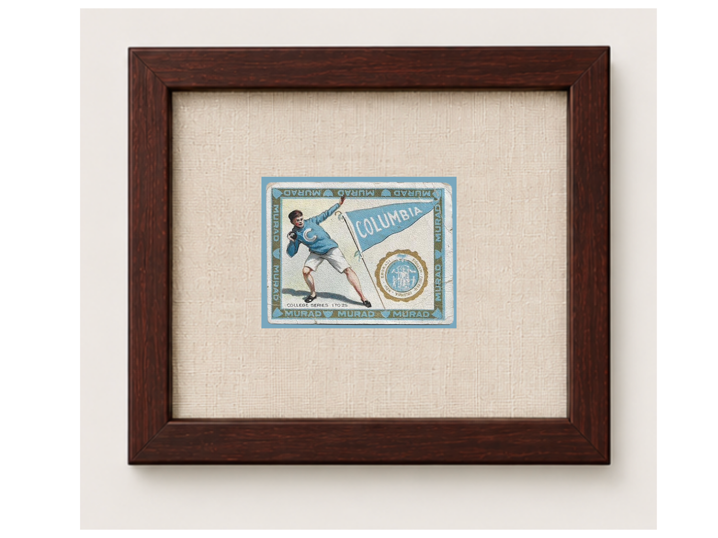 Vintage Columbia University Tobacco Card