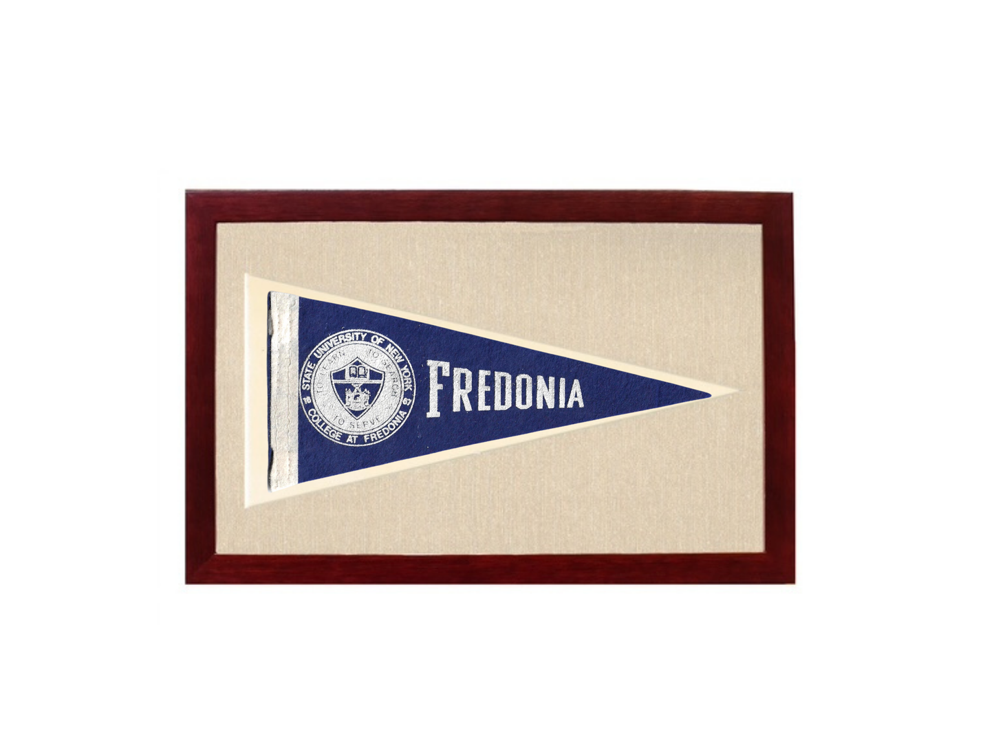 Vintage SUNY Fredonia Pennant